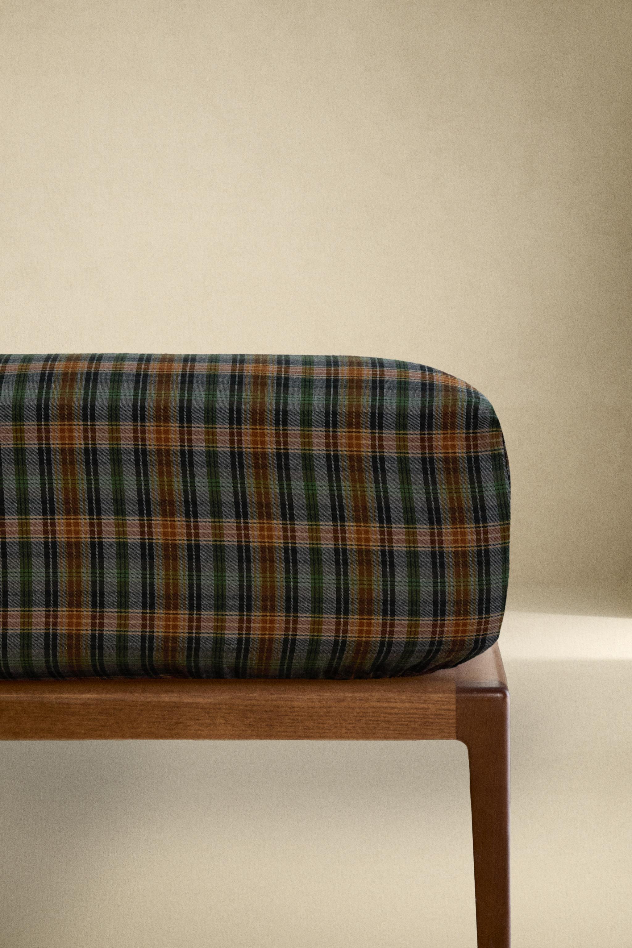 DRAP-HOUSSE EN FLANELLE À CARREAUX